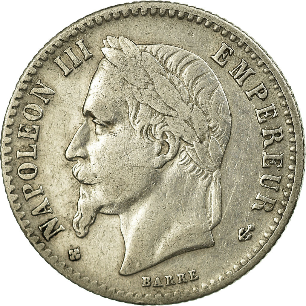 Coin, France, Napoleon III, Napoléon III, 50 Centimes, 1868, Strasbourg