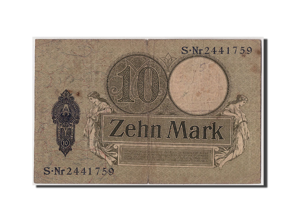 Banknote, Germany, 10 Mark, 1906, 1906-10-06, F(12-15)