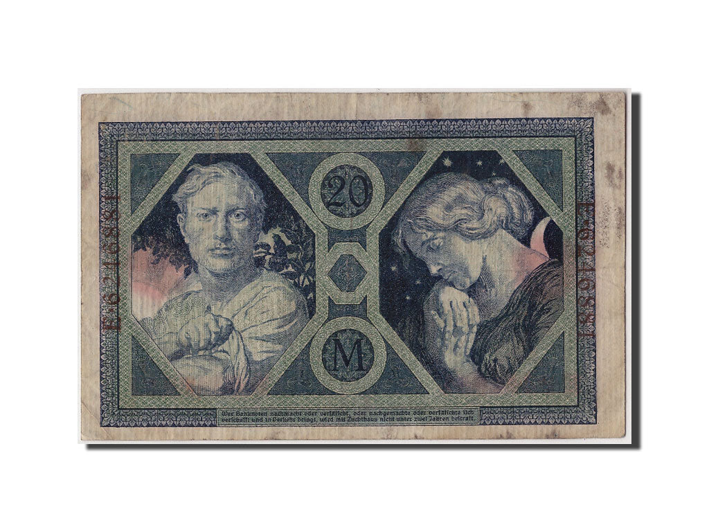 Banknote, Germany, 20 Mark, 1915, 1915-11-04, VF(30-35)