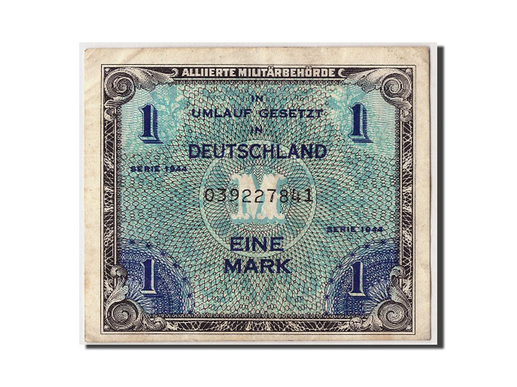 Biljet, Duitsland, 1 Mark, 1944, TTB