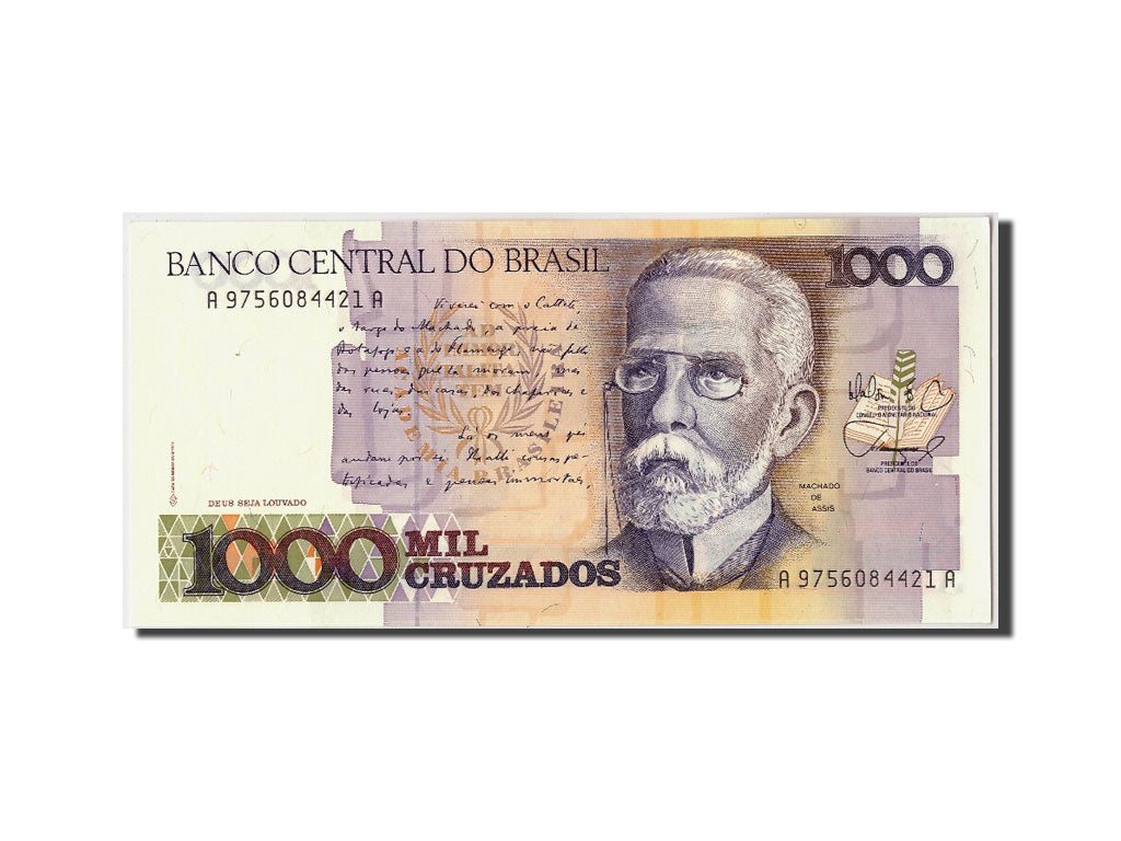 Billete, 1000 Cruzados, Brasil, SC