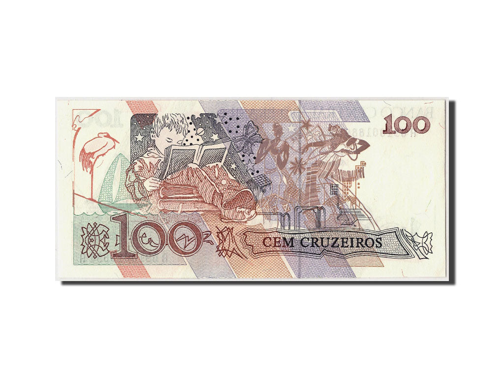 Billete, 100 Cruzeiros, Brasil, SC