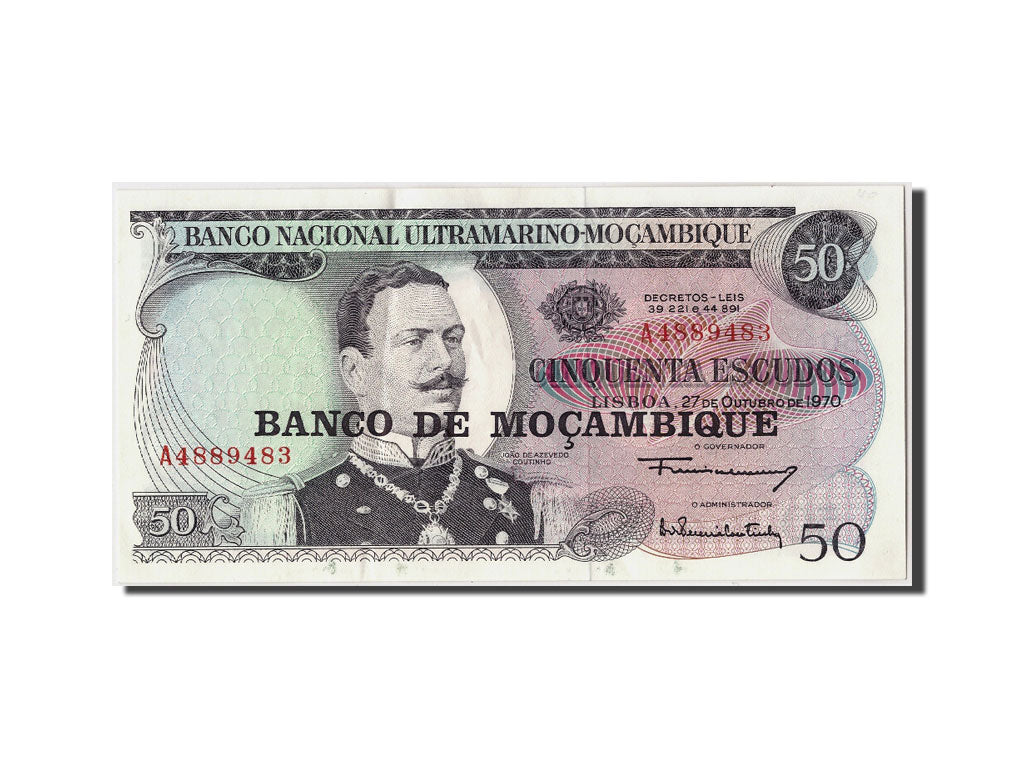 Banknot, Mozambik, 50 Escudos, UNC(60-62)