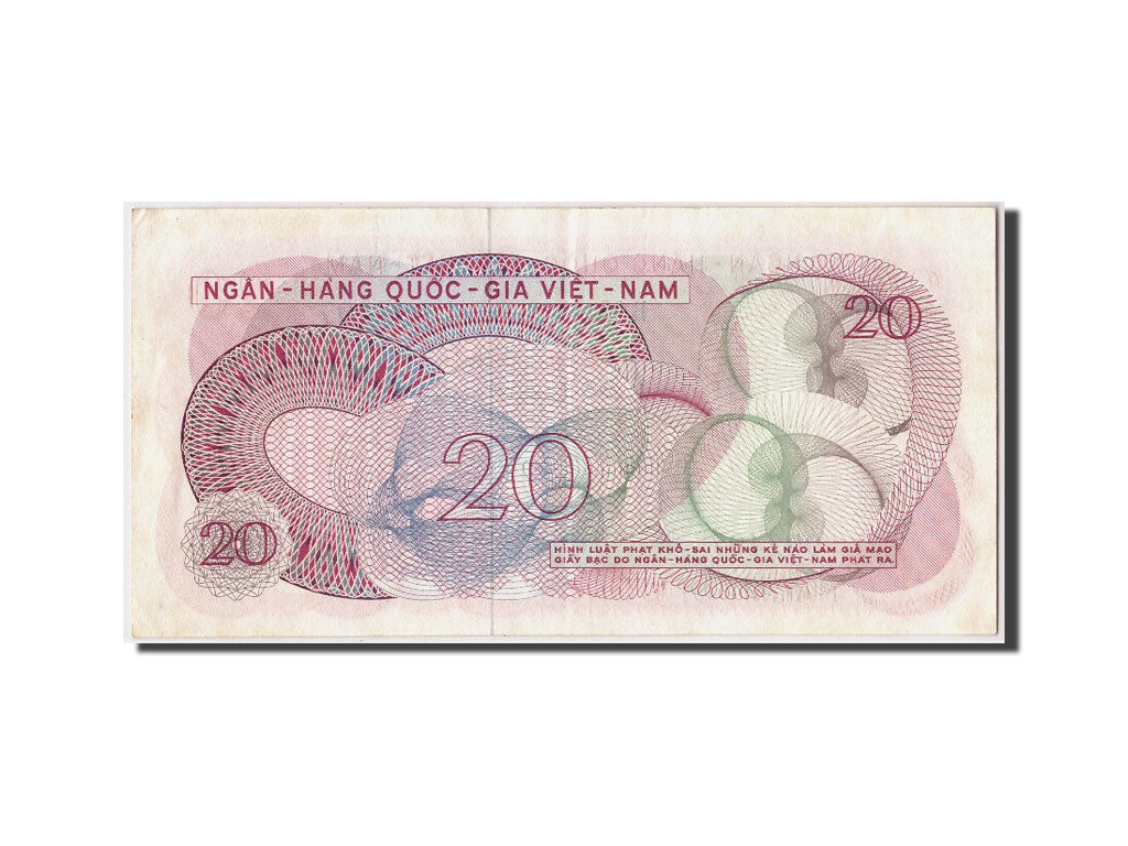 Billet, South Viet Nam, 20 Dông, TTB+
