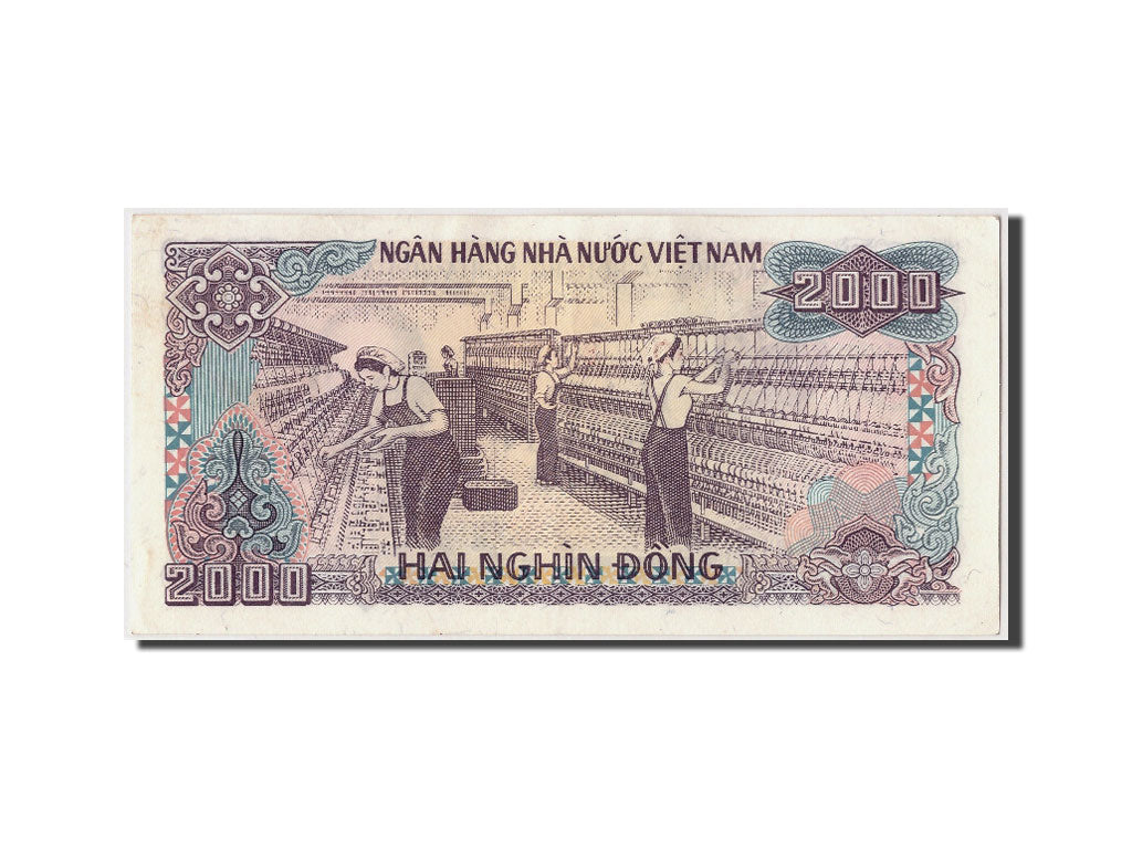 Geldschein, Viet Nam, 2000 Dông, 1988, VZ+