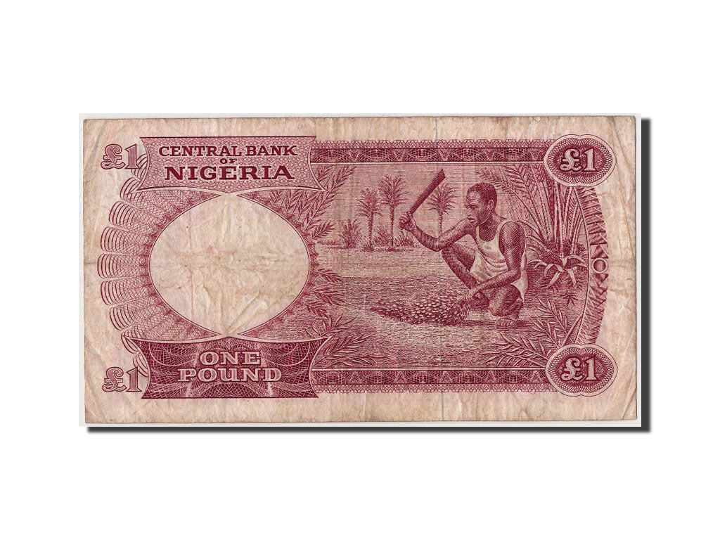 Billete, 1 Pound, Nigeria, BC