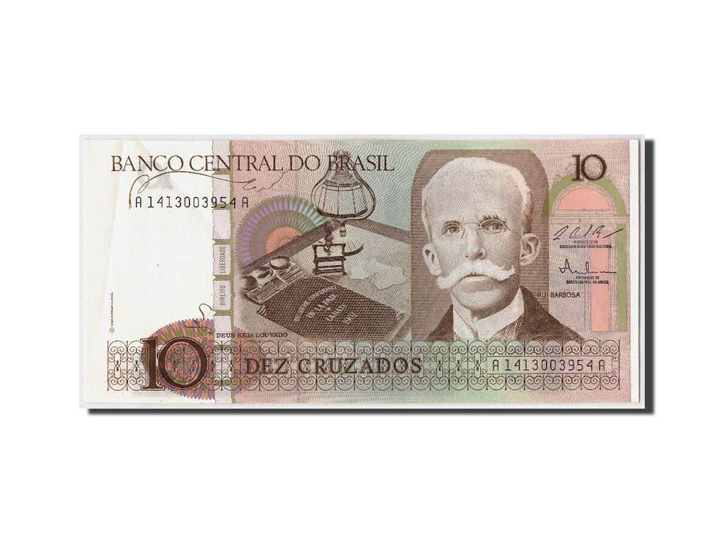 Biljet, Brazilië, 10 Cruzados, SUP+