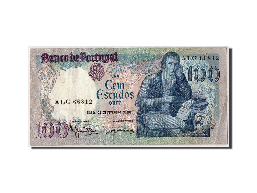 Geldschein, Portugal, 100 Escudos, 1981, 1981-02-24, SS