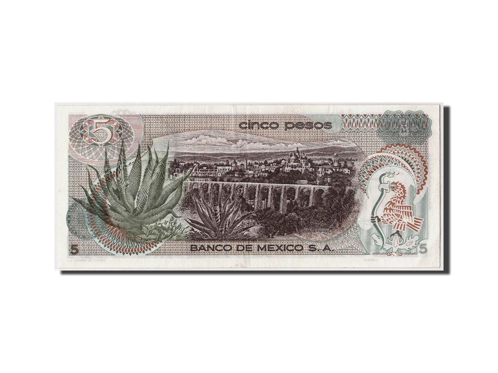 Banconote, Messico, 5 Pesos, 1971, 1971-10-27, SPL
