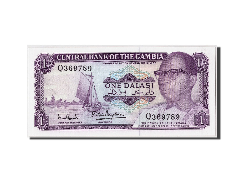 Banknote, Gambia, 1 Dalasi, UNC(65-70)