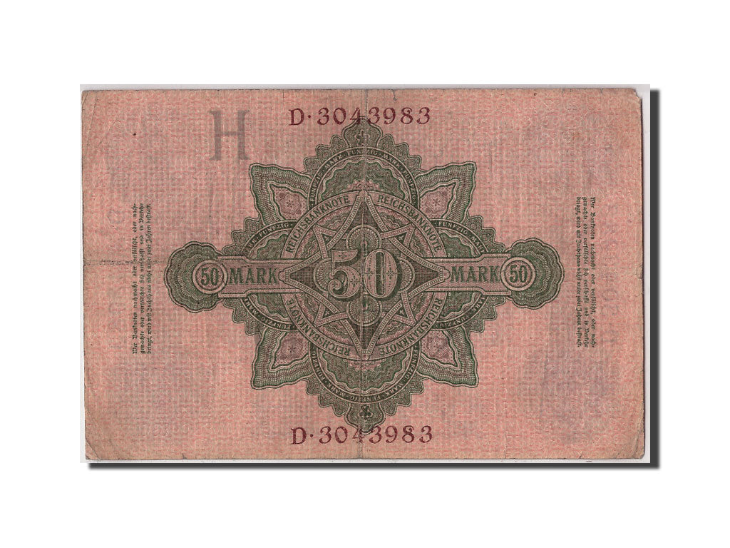 Banknote, Germany, 50 Mark, 1910, 1910-04-21, VF(20-25)