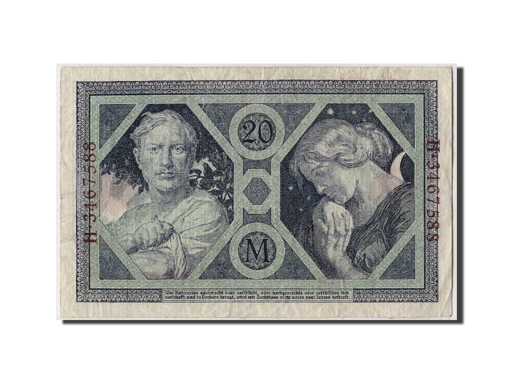 Geldschein, Deutschland, 20 Mark, 1915, 1915-11-04, SS