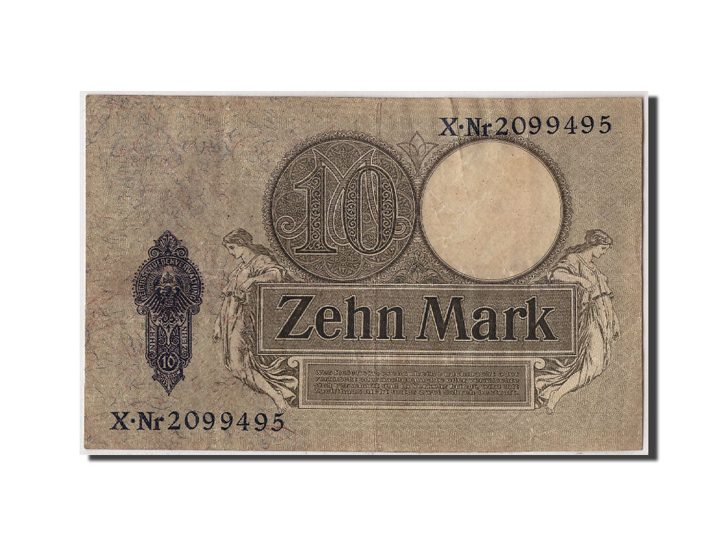 Banknote, Germany, 10 Mark, 1906, 1906-10-06, EF(40-45)