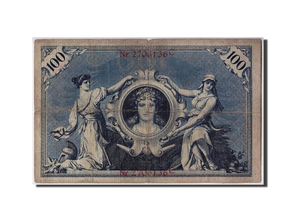 Geldschein, Deutschland, 100 Mark, 1898, 1898-07-01, S