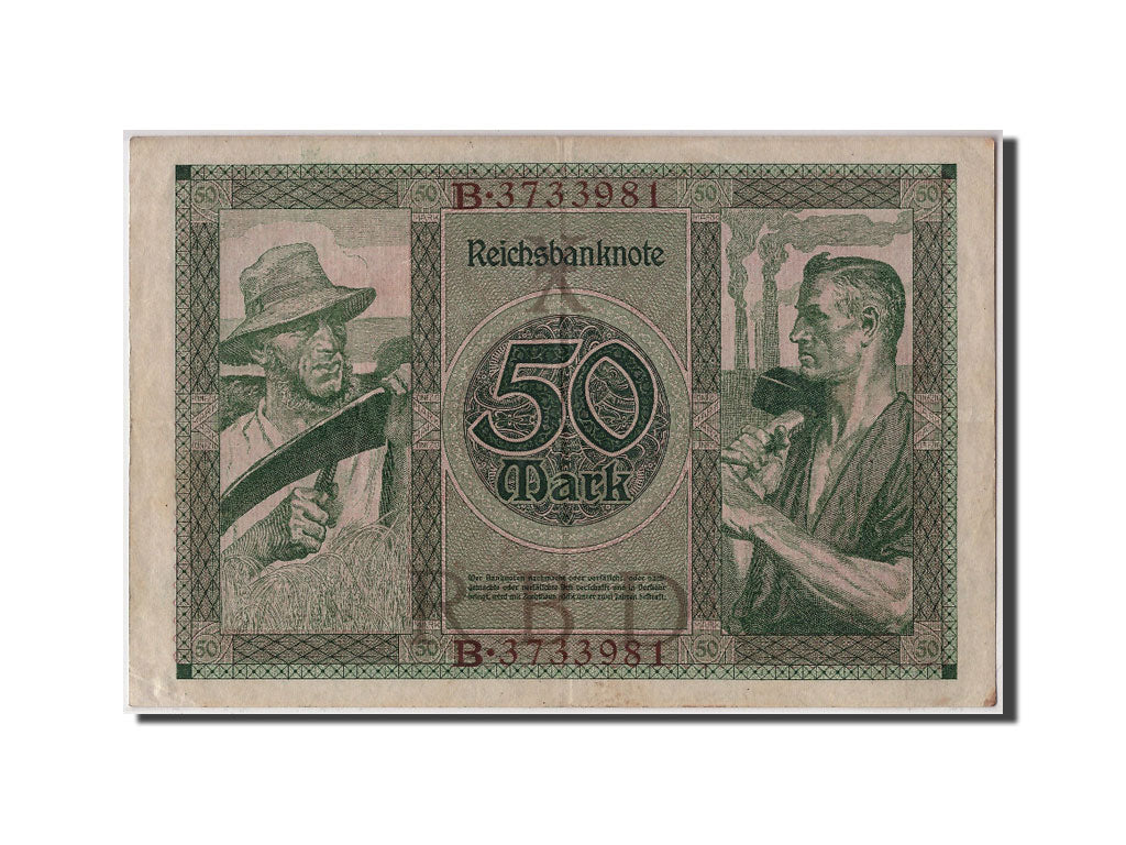 Billete, 50 Mark, 1920, Alemania, 1920-07-23, EBC