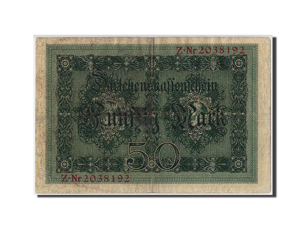 Geldschein, Deutschland, 50 Mark, 1914, 1914-08-05, S