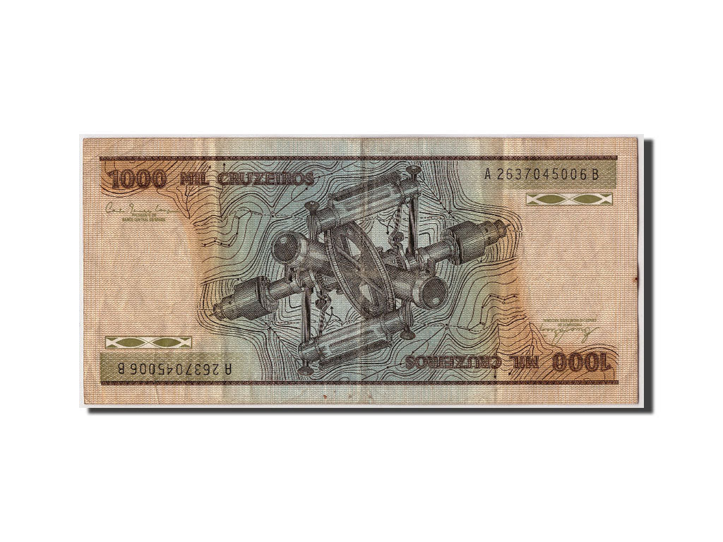 Billet, Brésil, 1000 Cruzeiros, TB+