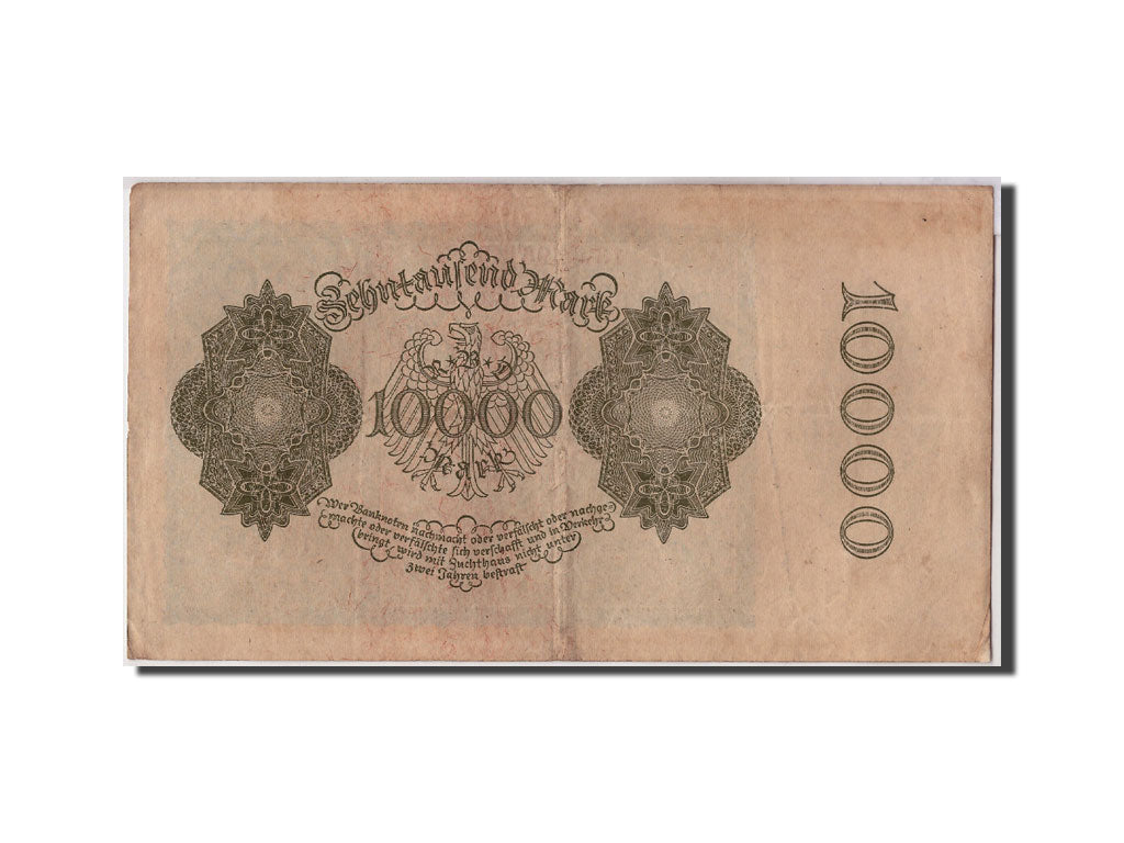 Billete, 10,000 Mark, 1922, Alemania, 1922-01-19, BC+