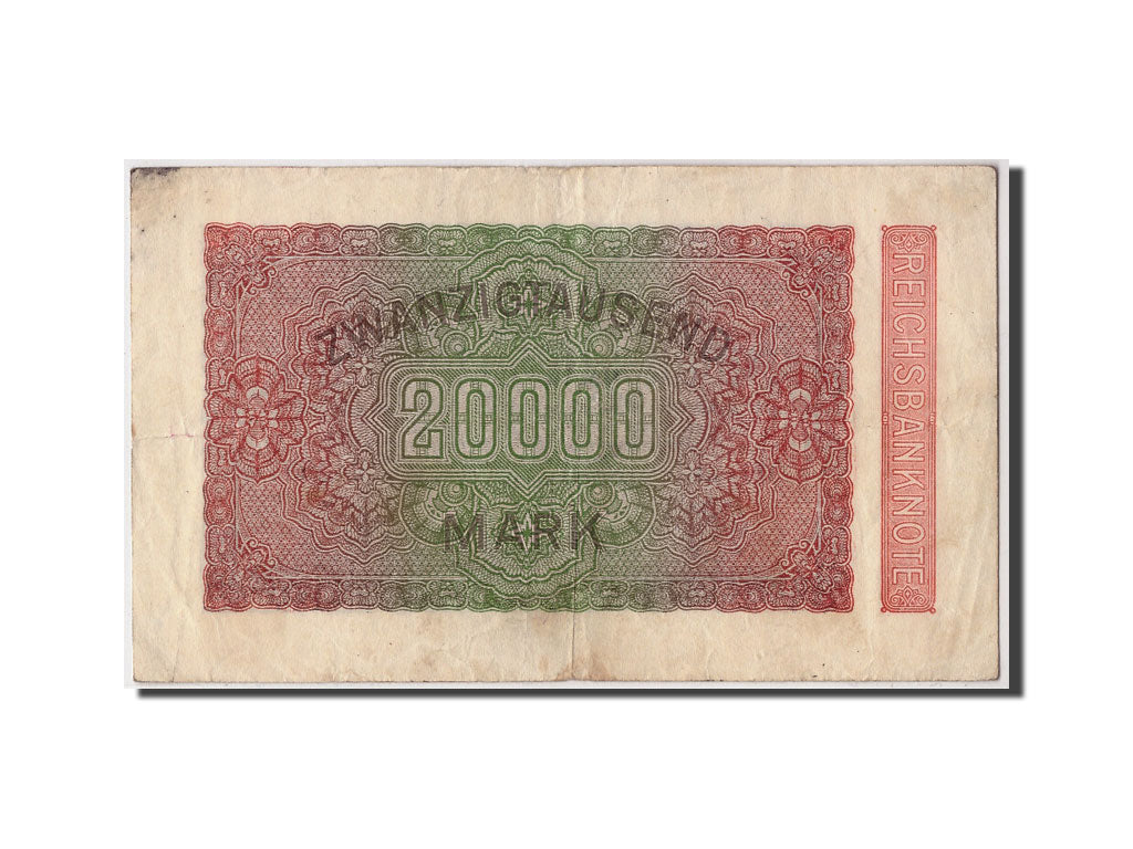 Banknot, Niemcy, 20,000 Mark, 1923, 1923-02-20, VF(20-25)