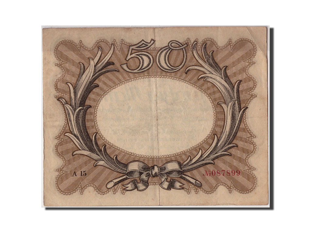 Billete, 50 Mark, 1918, Alemania, 1918-11-30, BC+