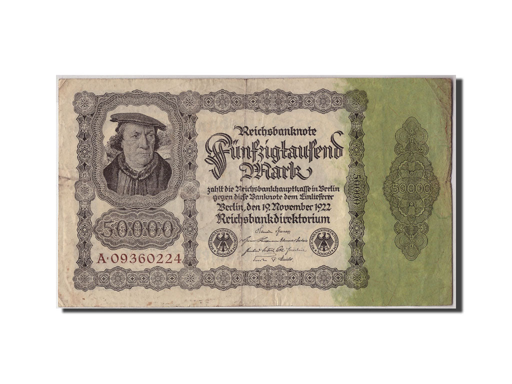 Banknote, Germany, 50,000 Mark, 1922, 1922-11-19, VF(20-25)