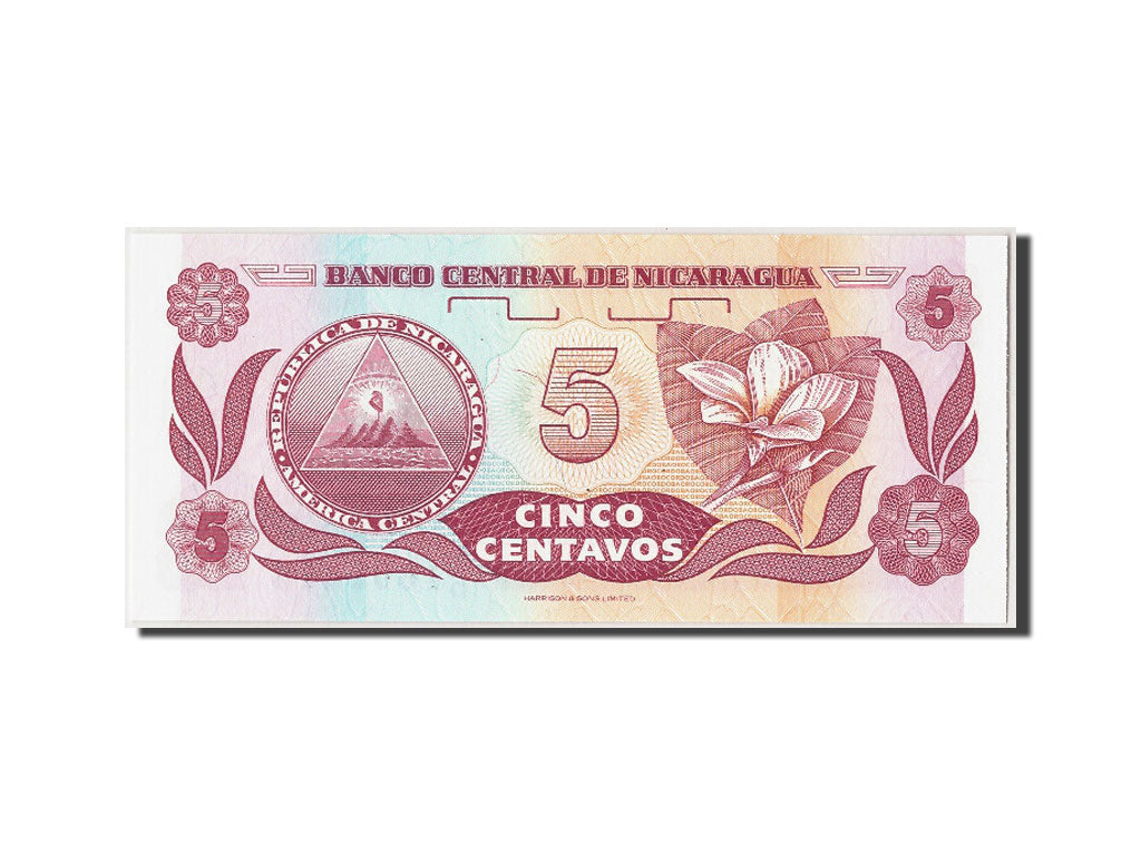 Banknote, Nicaragua, 5 Centavos, UNC(65-70)