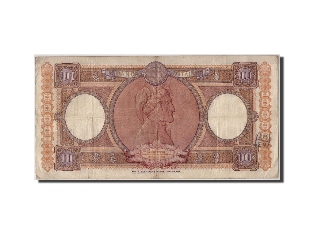 Banknote, Italy, 10,000 Lire, 1955, 1955-03-24, EF(40-45)