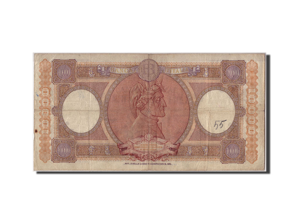 Banknote, Italy, 10,000 Lire, 1955, 1955-11-21, EF(40-45)