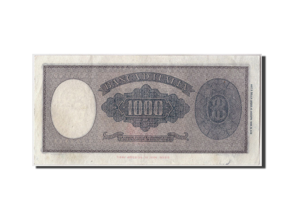 Biljet, Italië, 1000 Lire, 1949, 1949-02-11, SUP