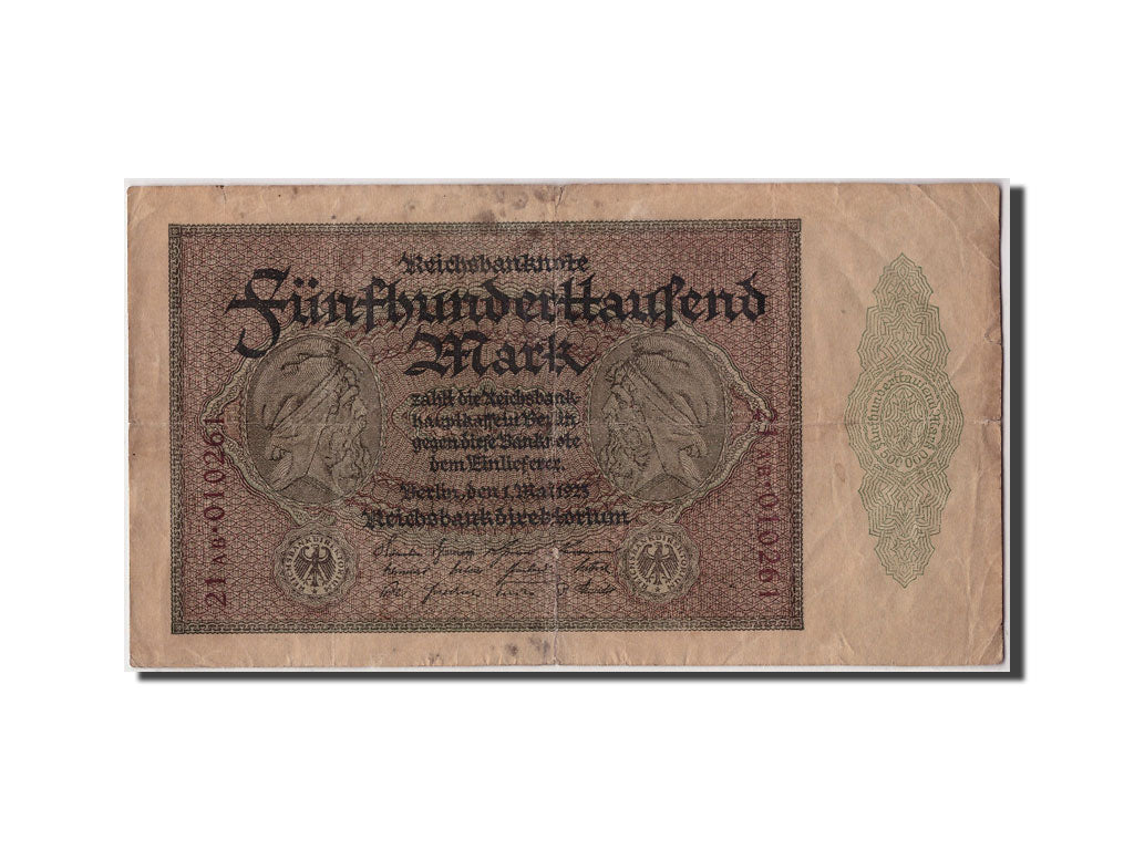 Geldschein, Deutschland, 500,000 Mark, 1923, 1923-05-01, S