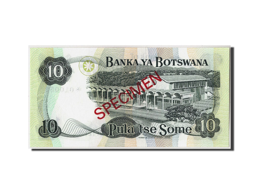 Biljet, Botswana, 10 Pula, NIEUW