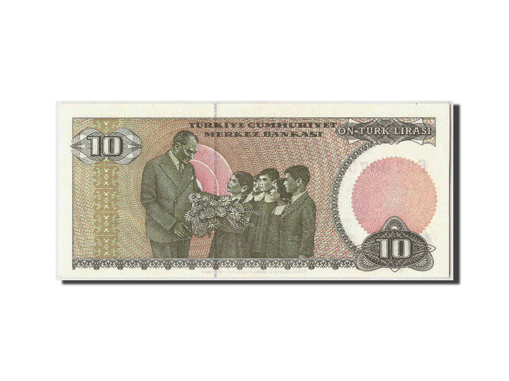Geldschein, Türkei, 10 Lira, L.1970 (1979), Undated, KM:192, UNZ