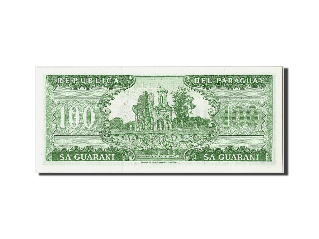 Banknote, Paraguay, 100 Guaranies, L1952 (1982), Undated, KM:205, UNC(65-70)