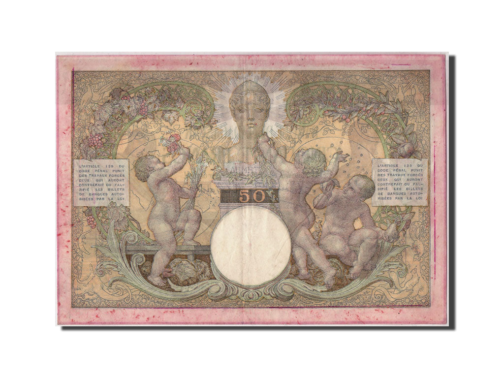 Billete, 50 Francs, Undated, Madagascar, KM:38, Undated, BC+