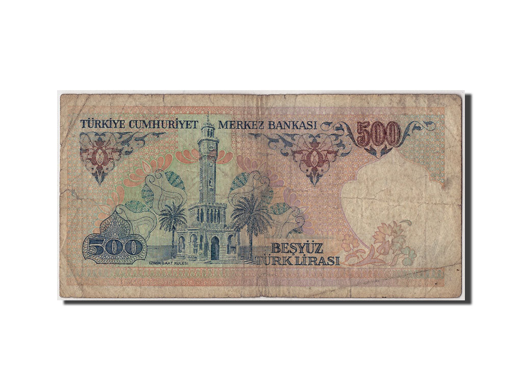 Geldschein, Türkei, 500 Lira, L.1970 (1983), Undated, KM:195, SGE+