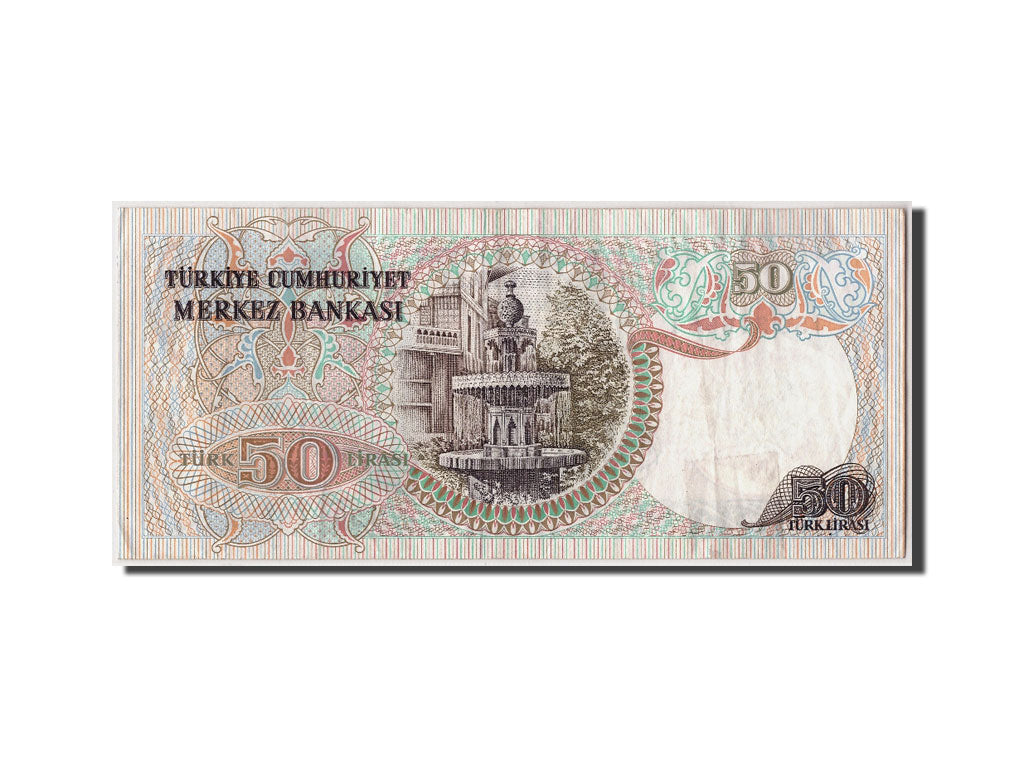 Geldschein, Türkei, 50 Lira, L.1970 (1976), Undated, KM:188, SS
