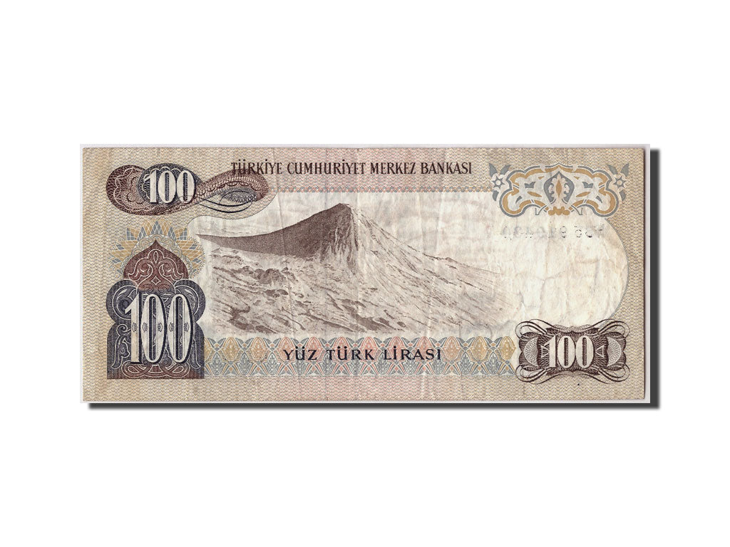 Billet, Turquie, 100 Lira, L.1970, Undated, KM:189a, TB+