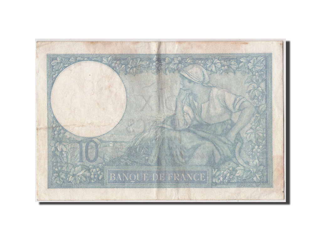 Billete, Francia, 10 Francs, 10 F 1916-1942 ''Minerve'', 1940, 1940-09-26, BC+