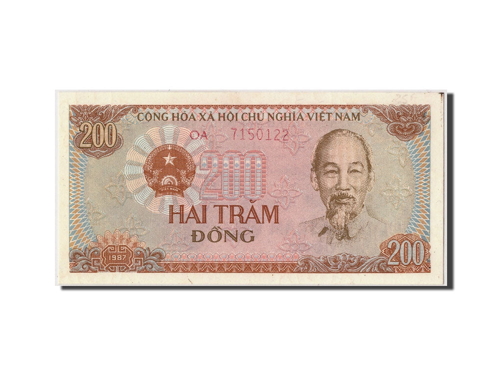 Banknote, Viet Nam, 200 Dông, 1987, Undated, KM:100b, UNC(65-70)