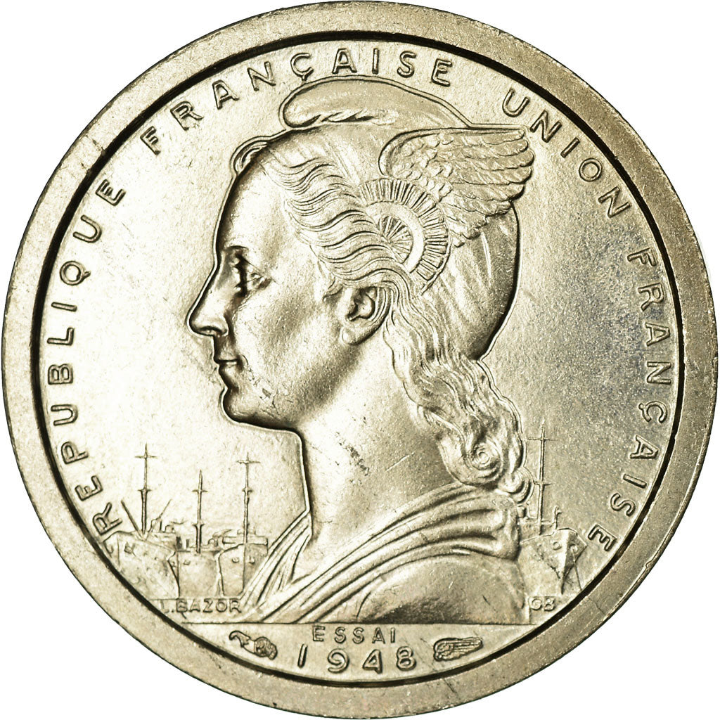 Monnaie, Cameroun, Franc, 1948, Paris, SPL, Copper-nickel, Lecompte:18