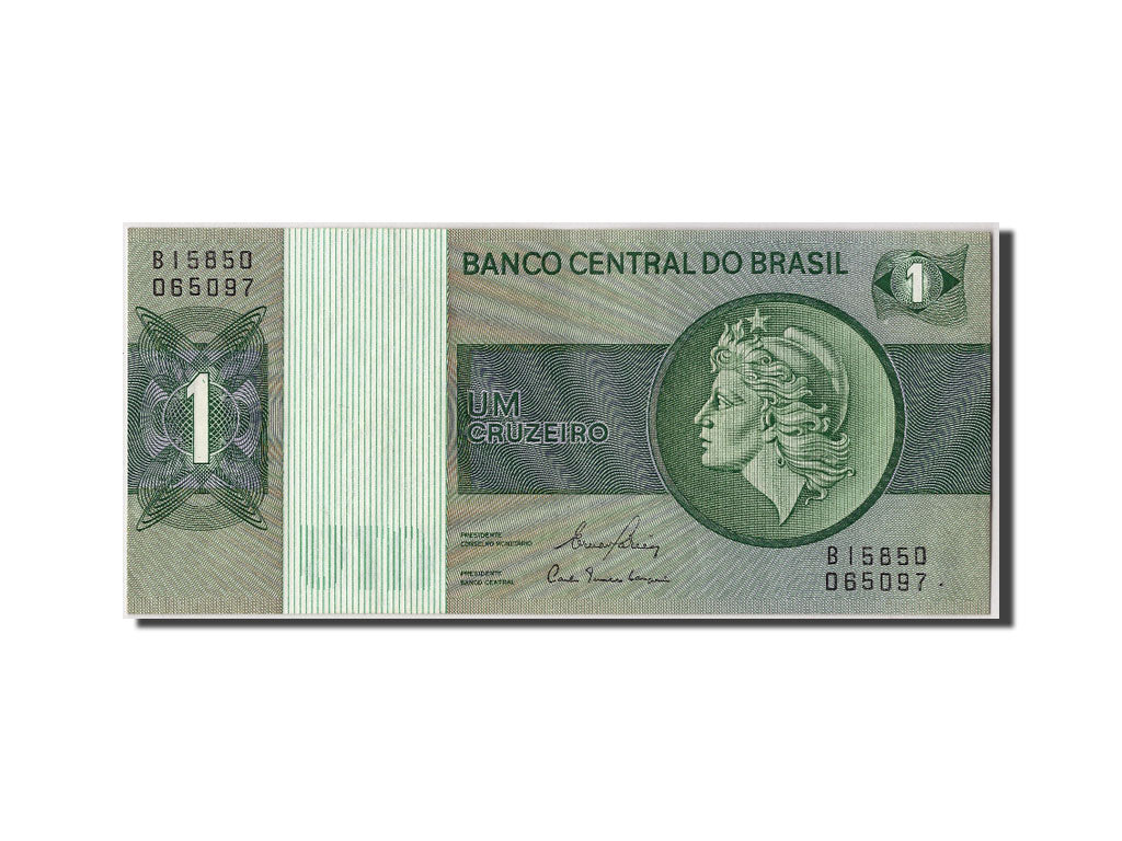 Billet, Brésil, 1 Cruzeiro, Undated (1980), Undated, KM:191Ac, SUP