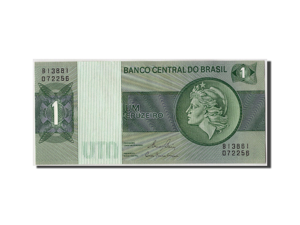Banknot, Brazylia, 1 Cruzeiro, Undated (1972-80), Undated, KM:191Ac, UNC(63)