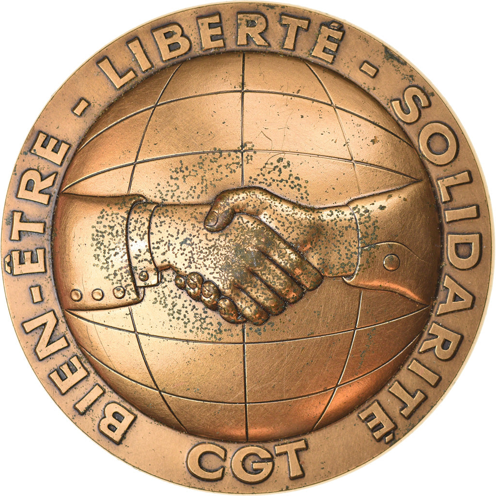 France, Médaille, La CGT a 100 Ans, Politics, Society, War, 1995, Gendis, TTB