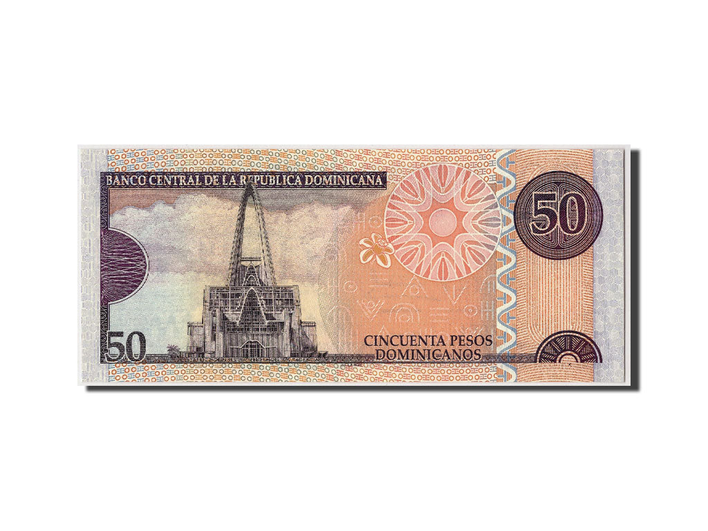Billete, 50 Pesos Dominicanos, 2011, República Dominicana, KM:183a, Undated