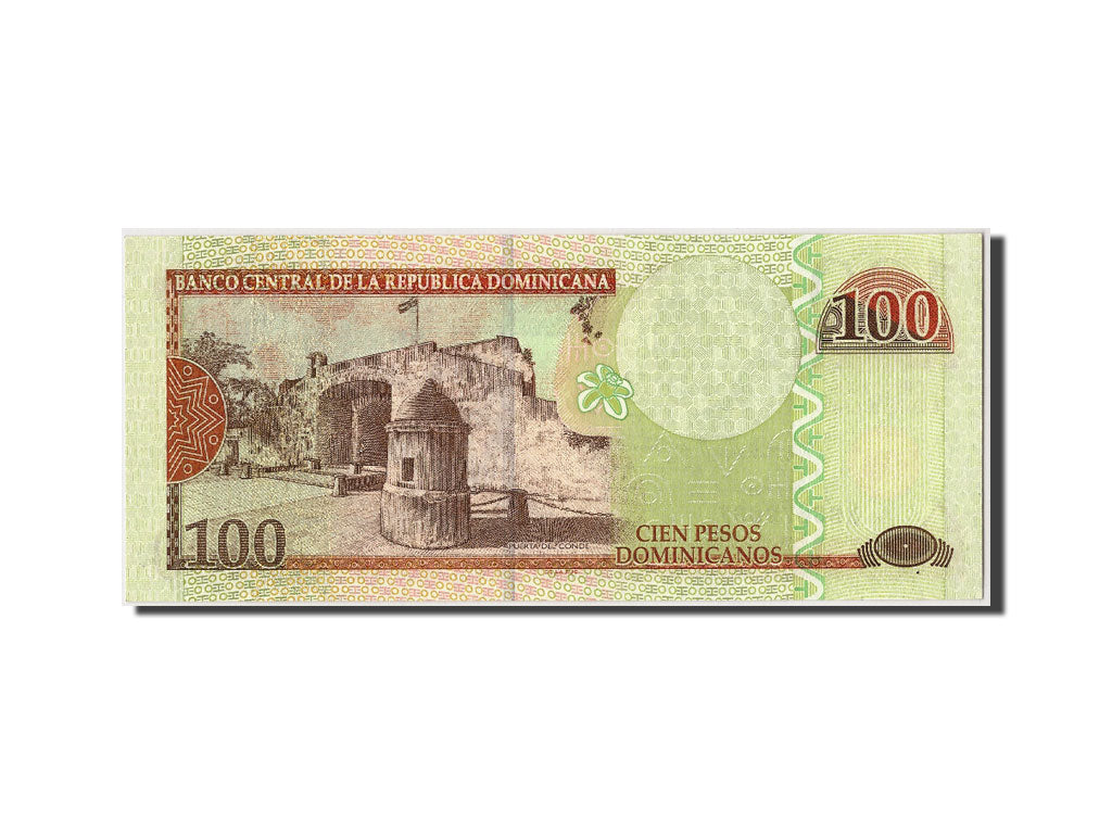 Billete, 100 Pesos Dominicanos, 2011, República Dominicana, KM:184a, Undated