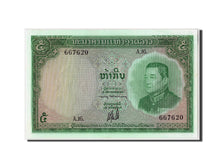Banknote, Lao, 5 Kip, Undated (1962), Undated, KM:9b, UNC(63)