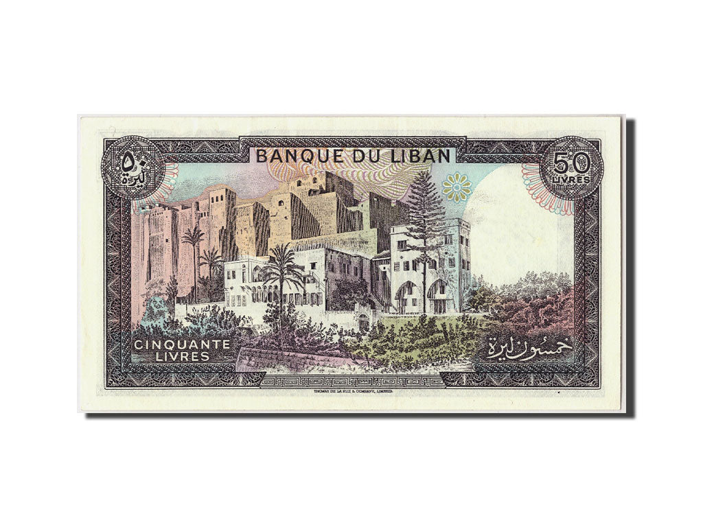 Banconote, Libano, 50 Livres, 1988, KM:65d, Undated, SPL