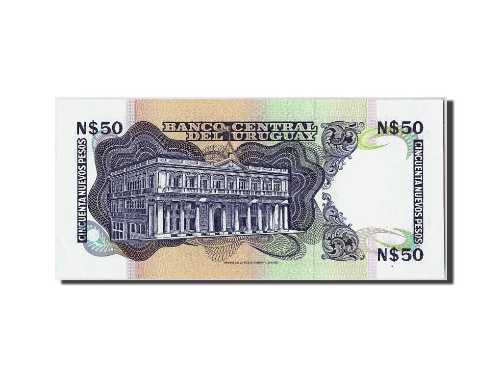 Banknote, Uruguay, 50 Nuevos Pesos, Undated (1989), Undated, KM:61a, UNC(65-70)