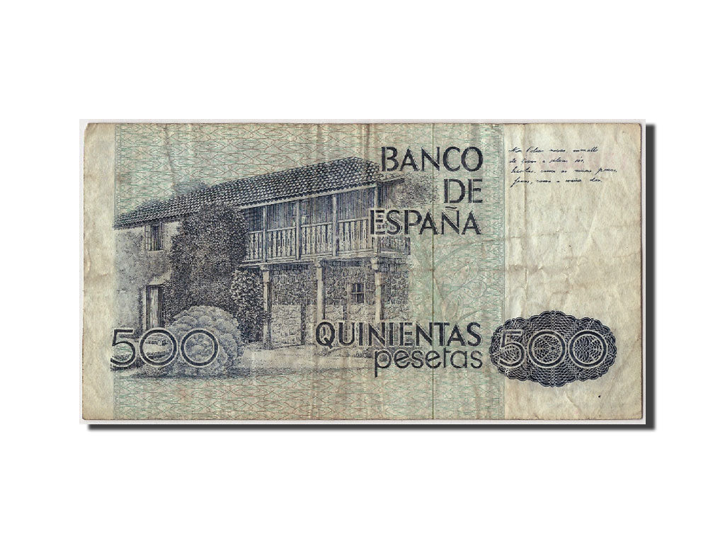 Banknote, Spain, 500 Pesetas, Undated (1983), 1979-10-23, KM:157, VF(20-25)