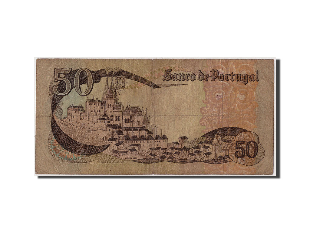 Geldschein, Portugal, 50 Escudos, 1968, 1968-05-28, KM:174a, SGE+